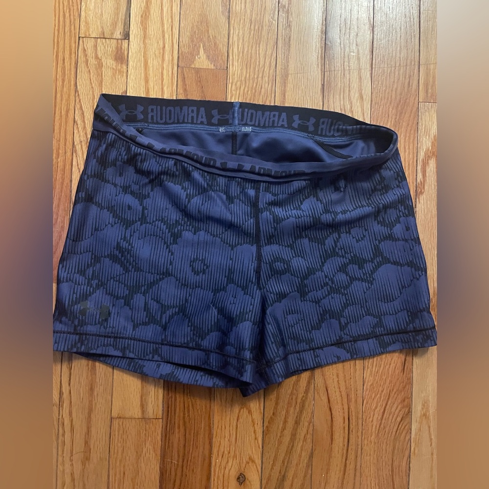 Under armour purple athletic shorts size small